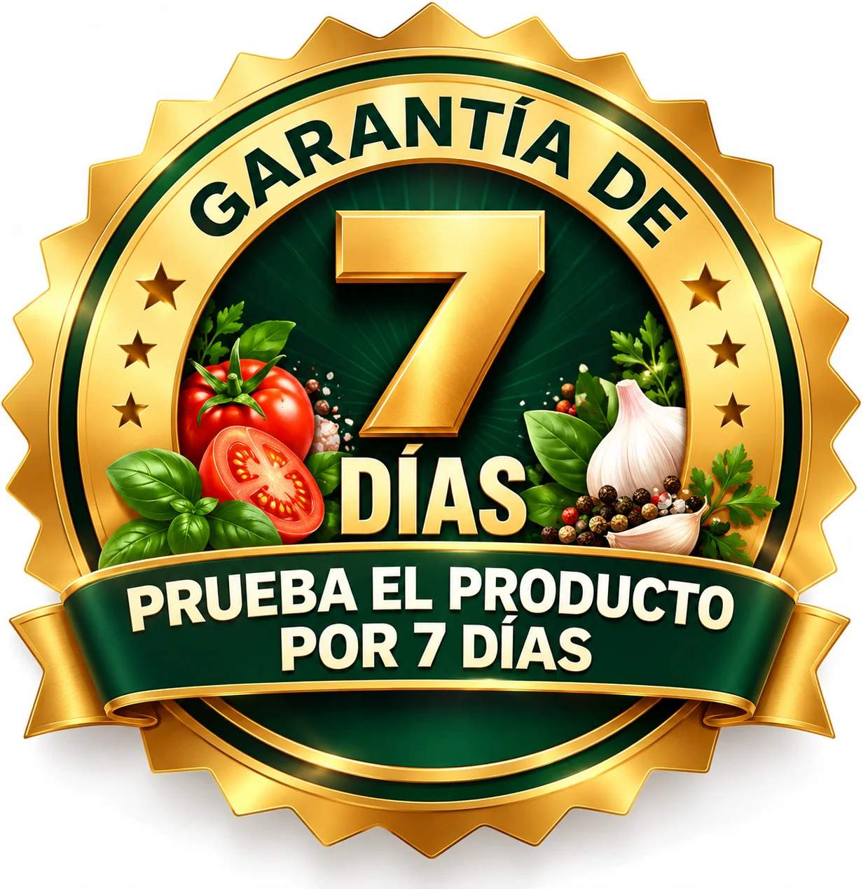 Sello de garantía de 7 días